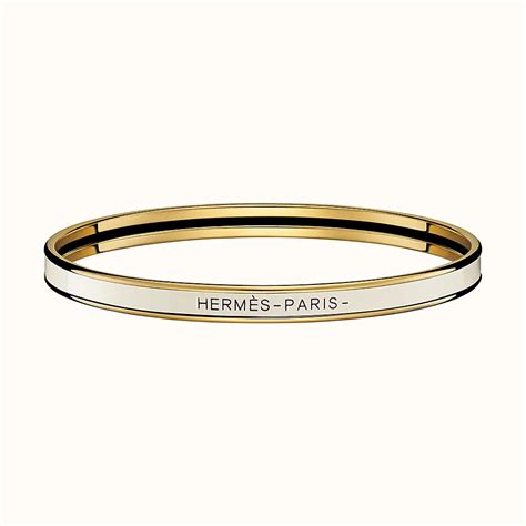 hermes bangle color silver and white|Hermes bangle price.